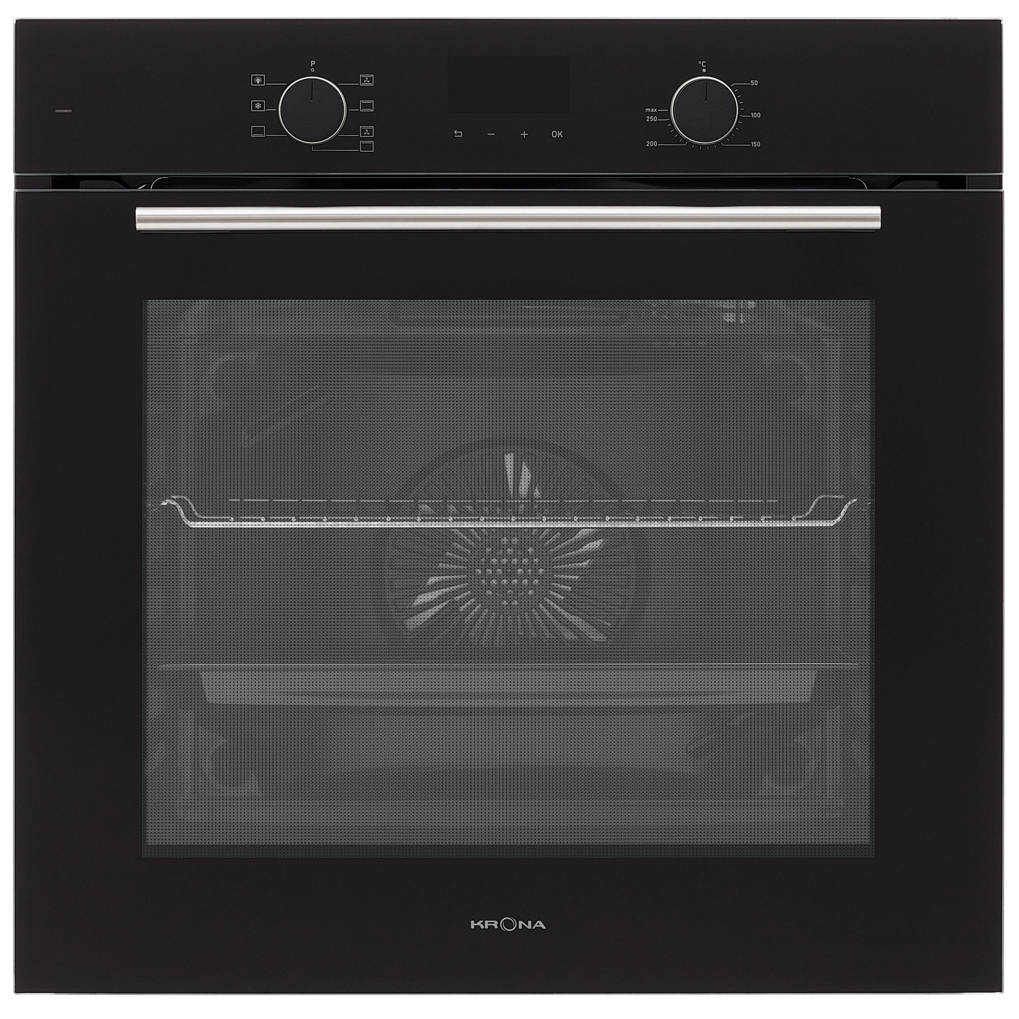 Изображение товара Электрический встраиваемый духовка Krona Element D Plus 60 BL 72л черный