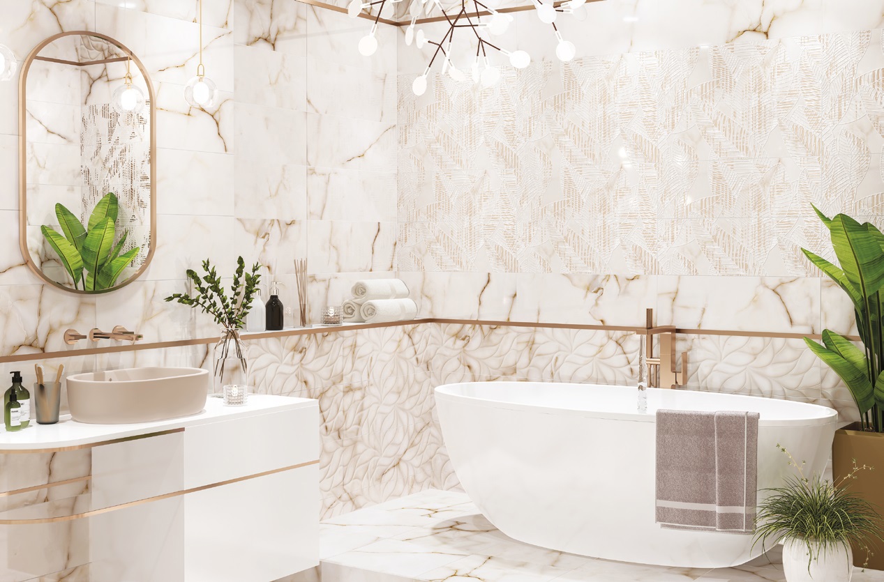 Изображение товара Плитка ROSA PORTOGALLO 24.2x70 9.8мм настенная керамика бежевый полированная