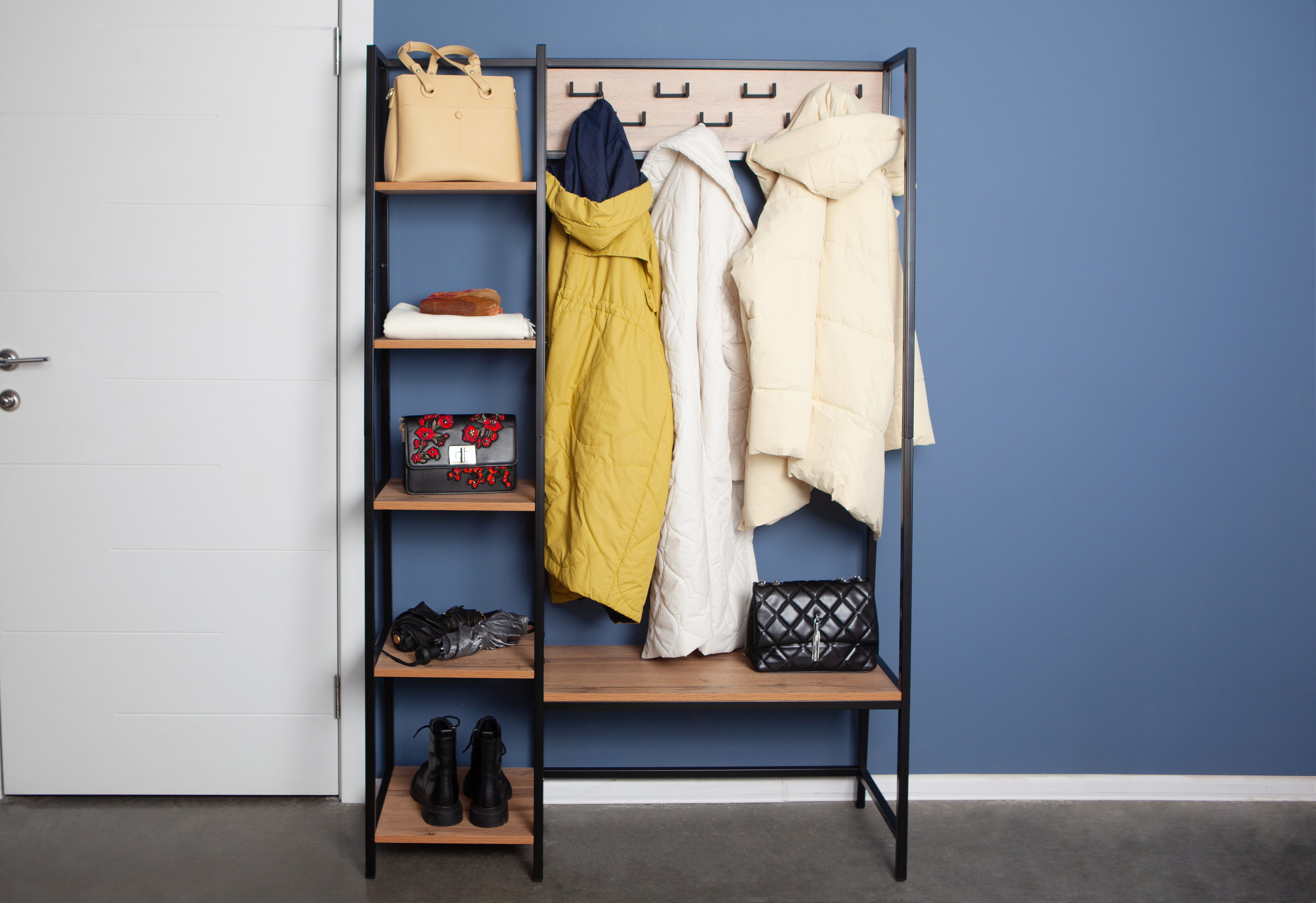 Изображение товара Напольная вешалка Letta МК.169.01.01 114.4x175x38.2 см цвет дуб вотан