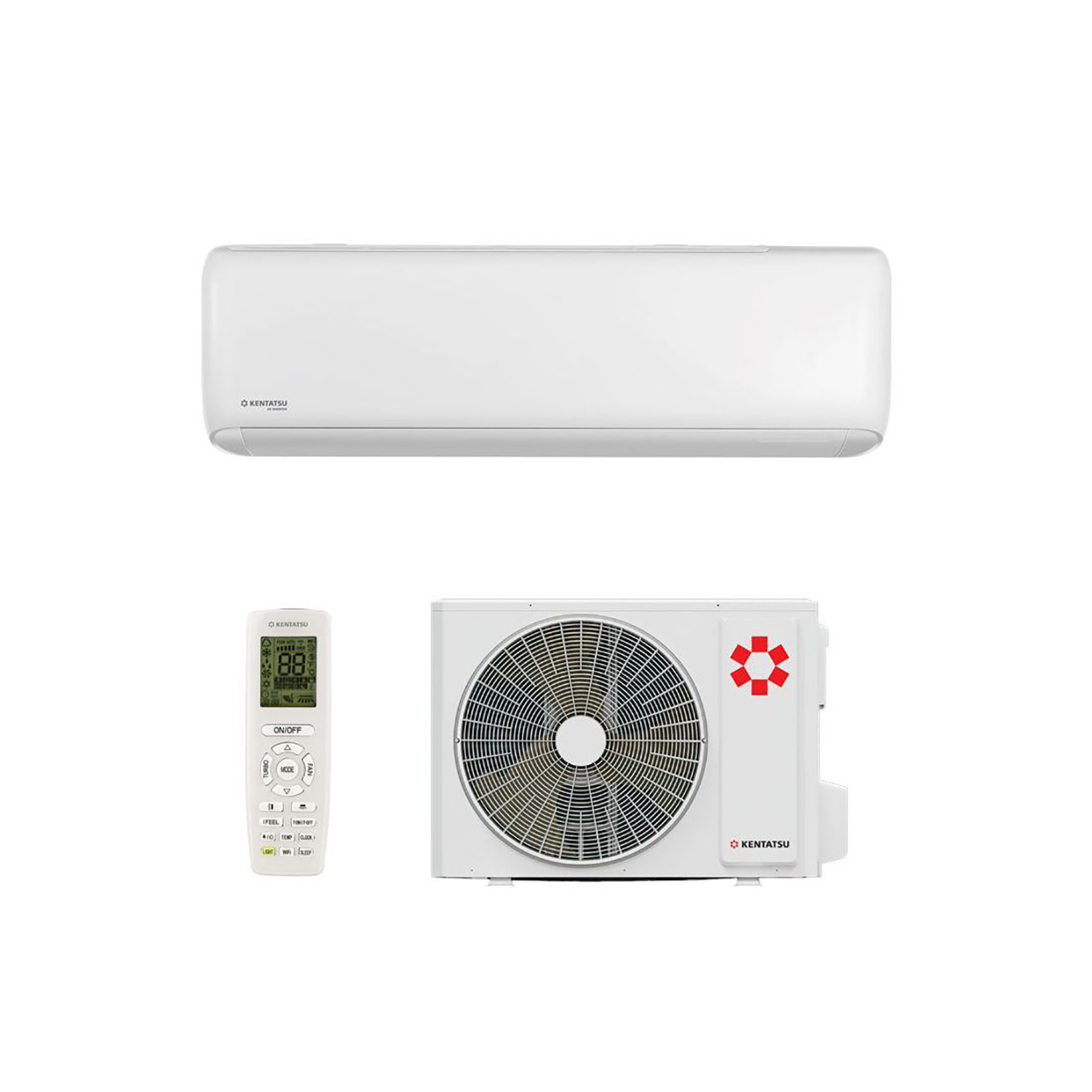 Изображение товара Сплит-система инверторная Kentatsu KSGTI26HZRN1R/KSRTI26HZRN1R 9K BTU охлаждение/обогрев
