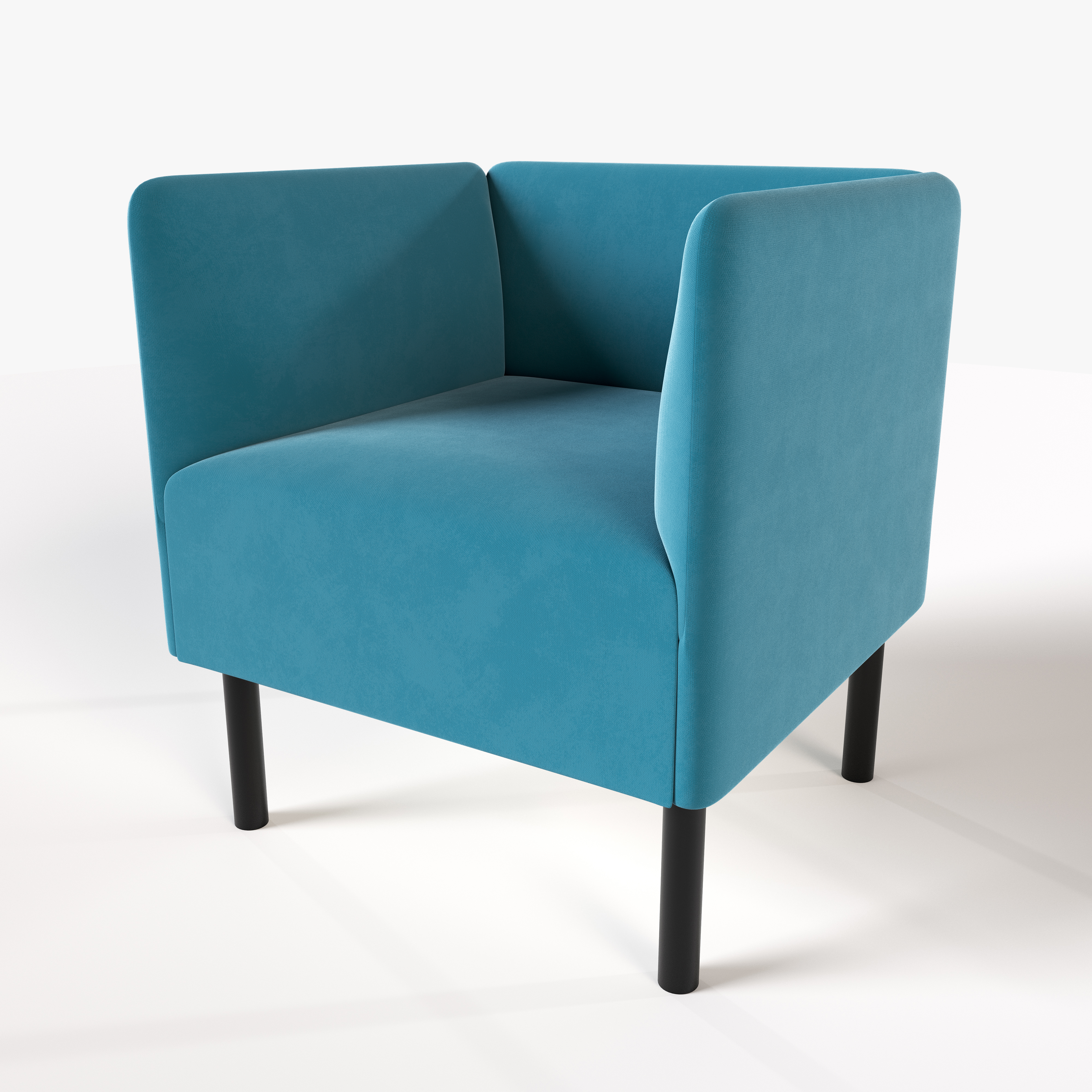 Изображение товара Кресло Salon tron Монреаль 68x75x54 см велюр цвет синий