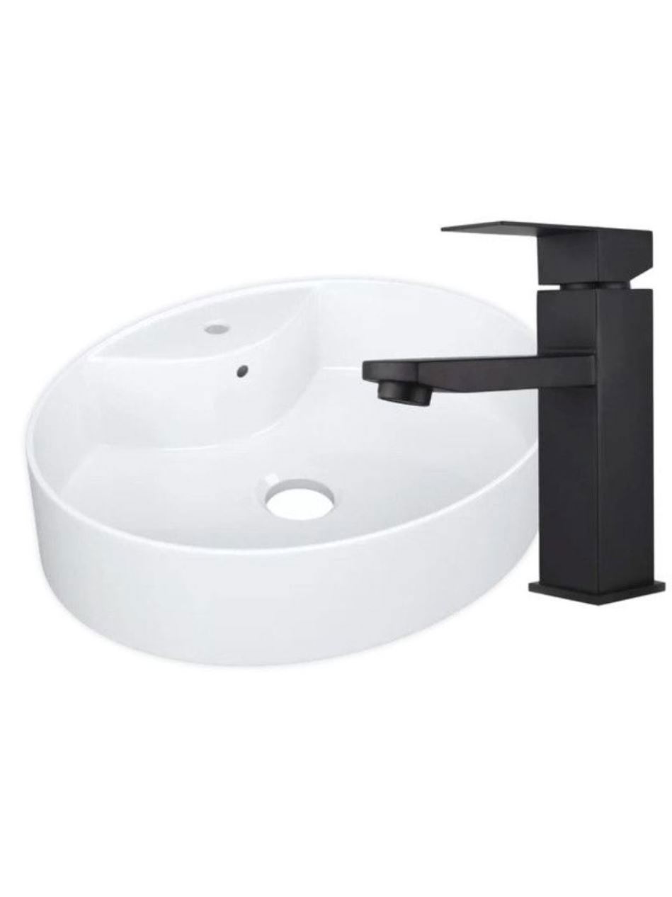 Изображение товара Раковина накладная Bauedge YBD2475 51см цвет белый