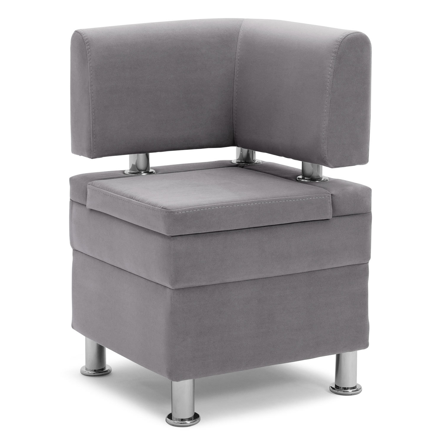 Изображение товара Диван кухонный Норта 4657828217798 48x77x48 см велюр цвет vivaldi 07