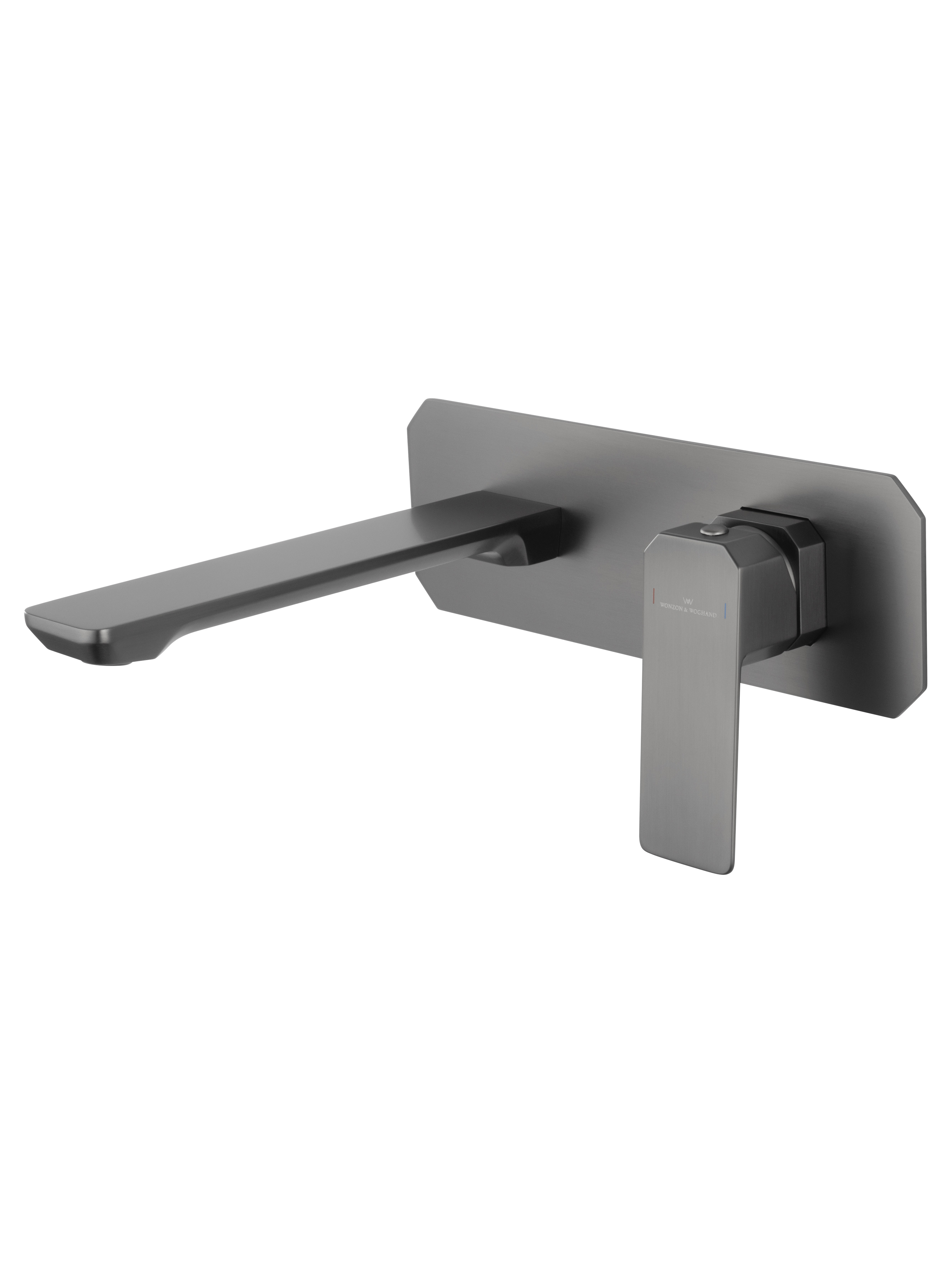 Изображение товара Смеситель для раковины встраиваемый Wonzon & Woghand Diamond однорычажный цвет темный графит WW-88869011-BGM