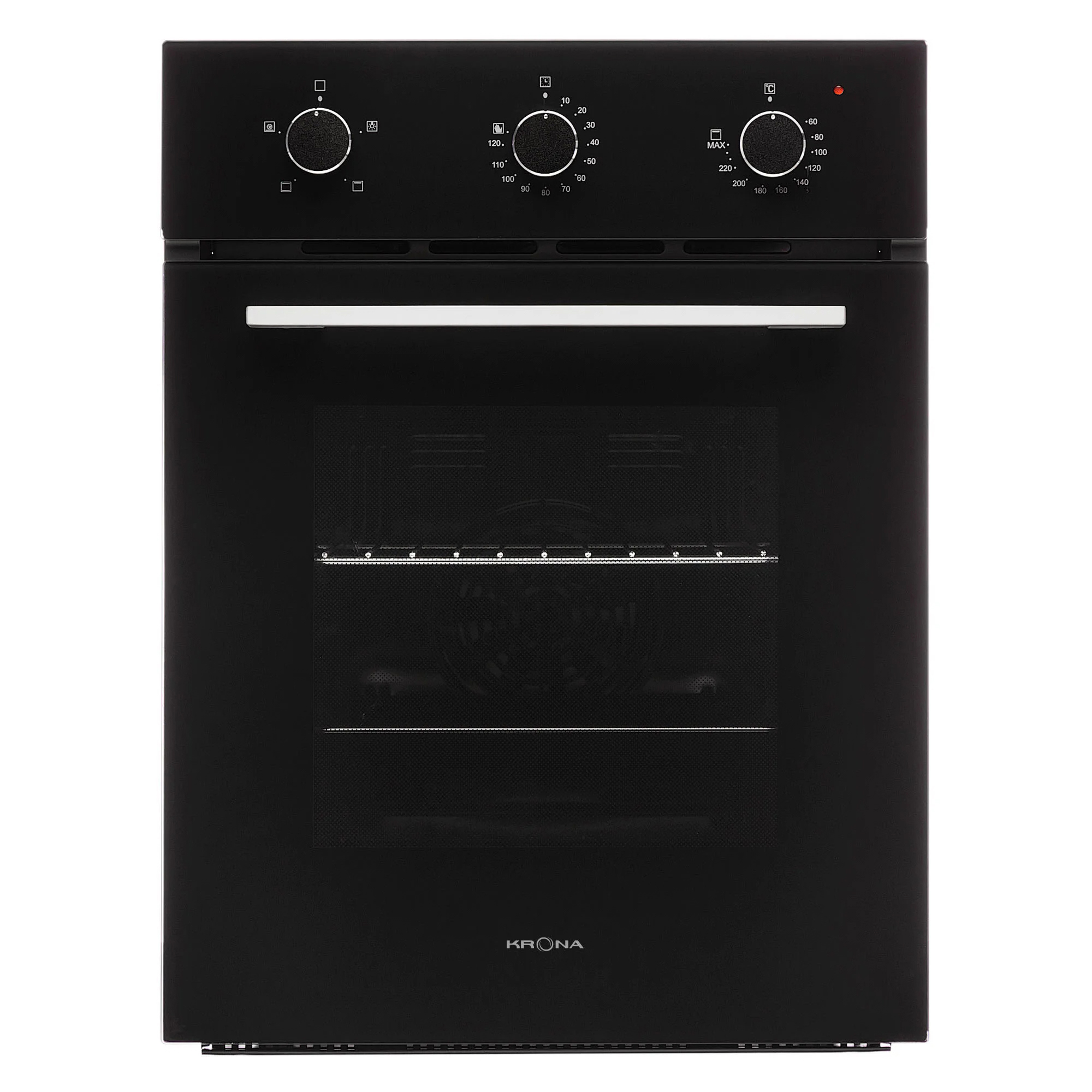 Изображение товара Встраиваемый электрический духовой шкаф Krona Breve 45 Bl 48 л черный
