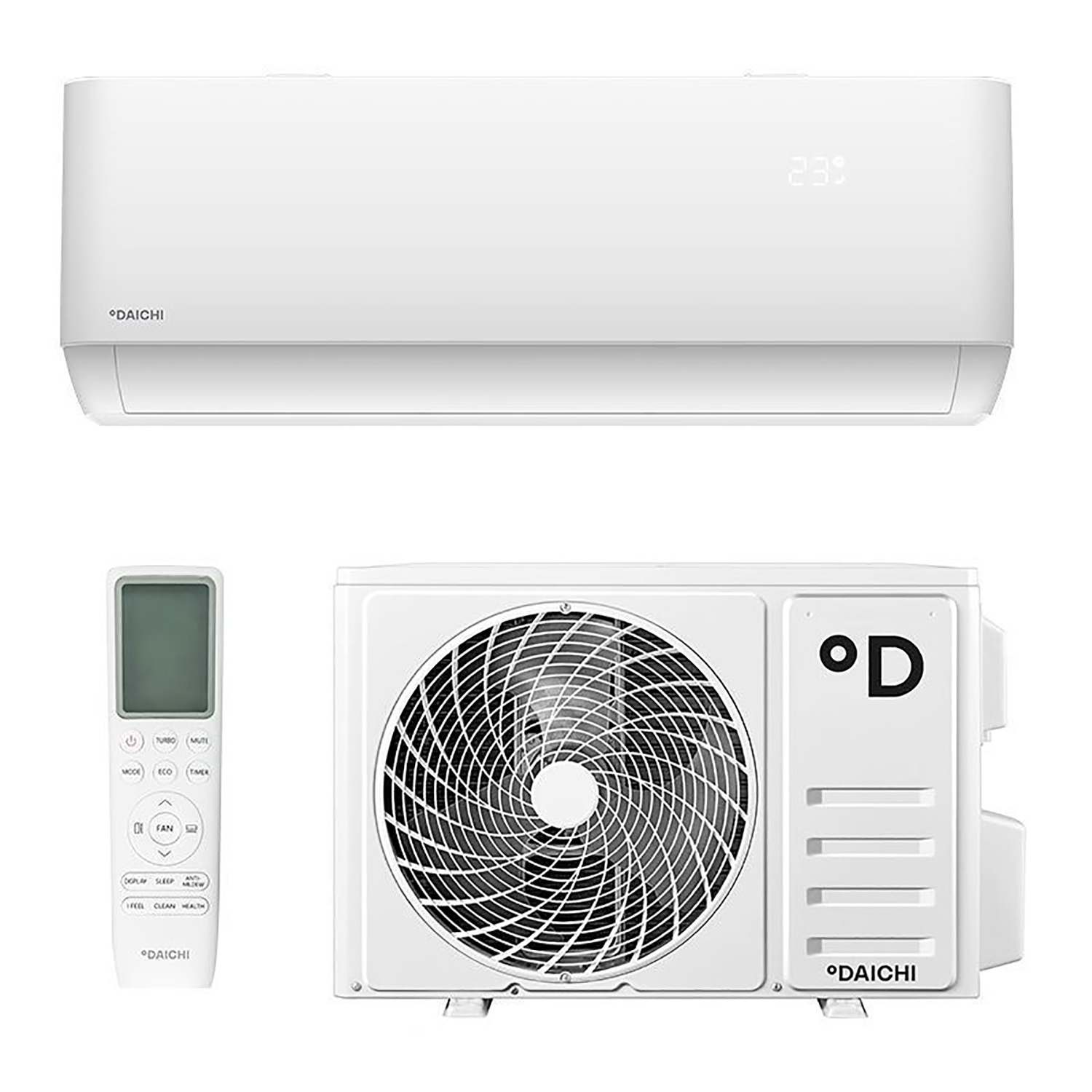 Изображение товара Сплит-система DAICHI AIR35 12 000 BTU инверторная Wi-Fi Изображение товара Сплит-система DAICHI AIR35 12 000 BTU инверторная Wi-Fi