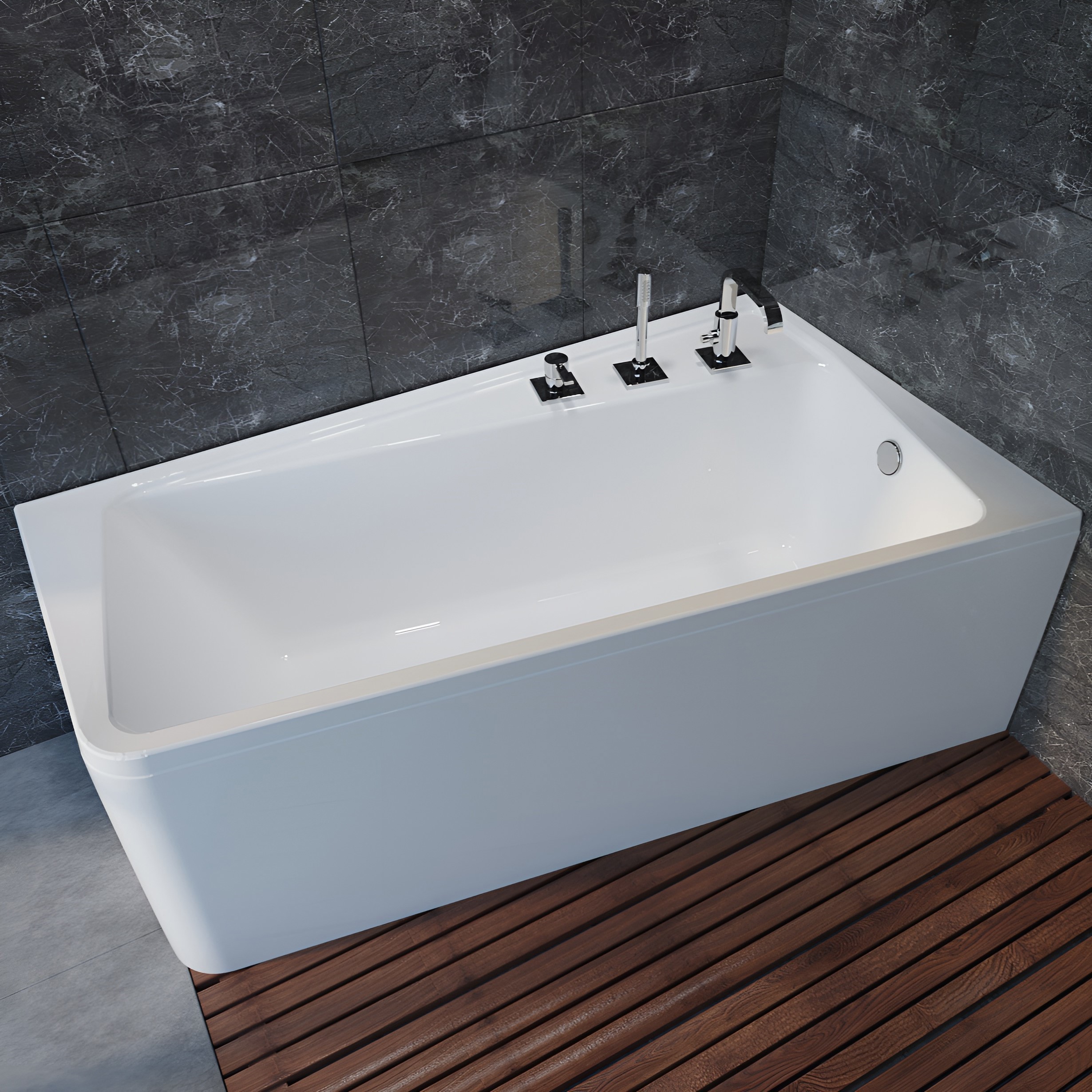 Изображение товара Ванна Marka One DIRECT 170x100 Асимметричная правая Изображение товара Ванна Marka One DIRECT 170x100 Асимметричная правая