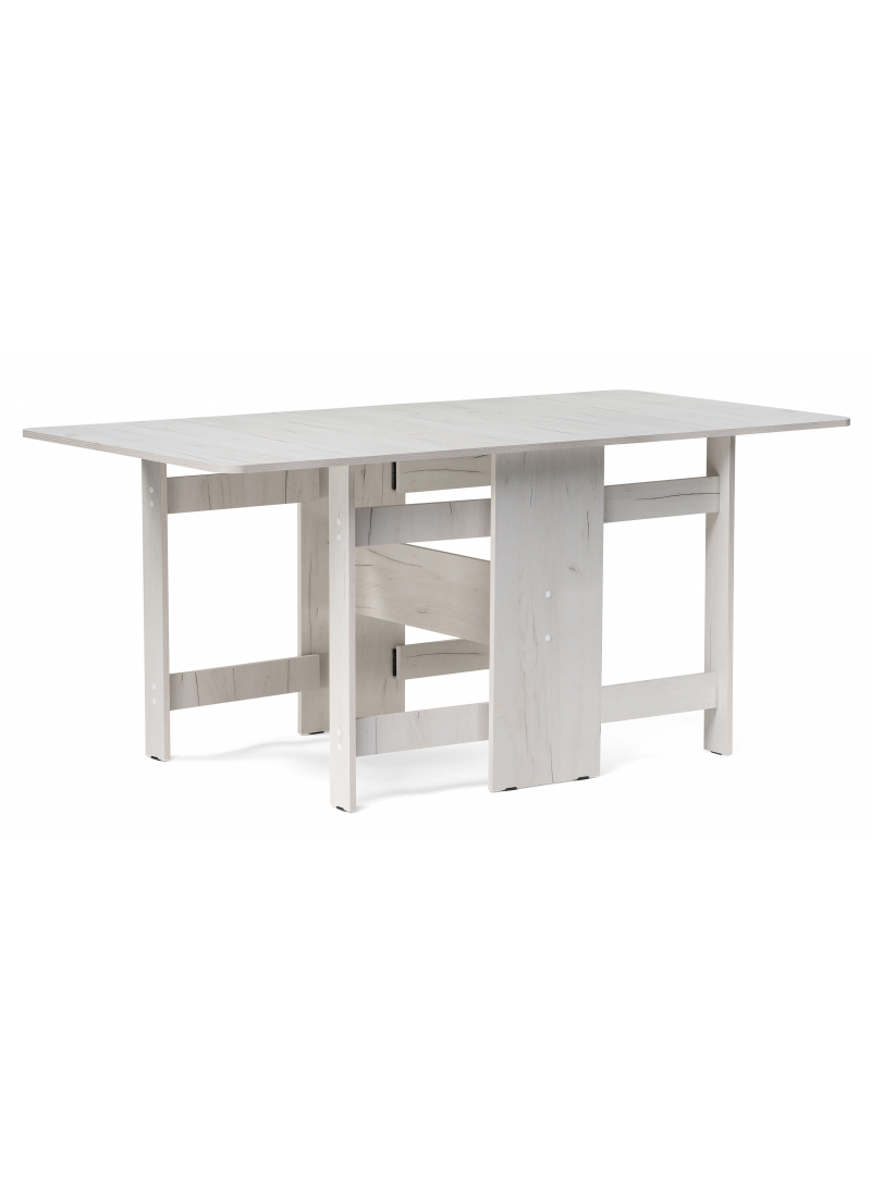 Изображение товара Стол-трансформер прямоугольный Woodville 85x38 см лдсп цвет дуб крафт белый