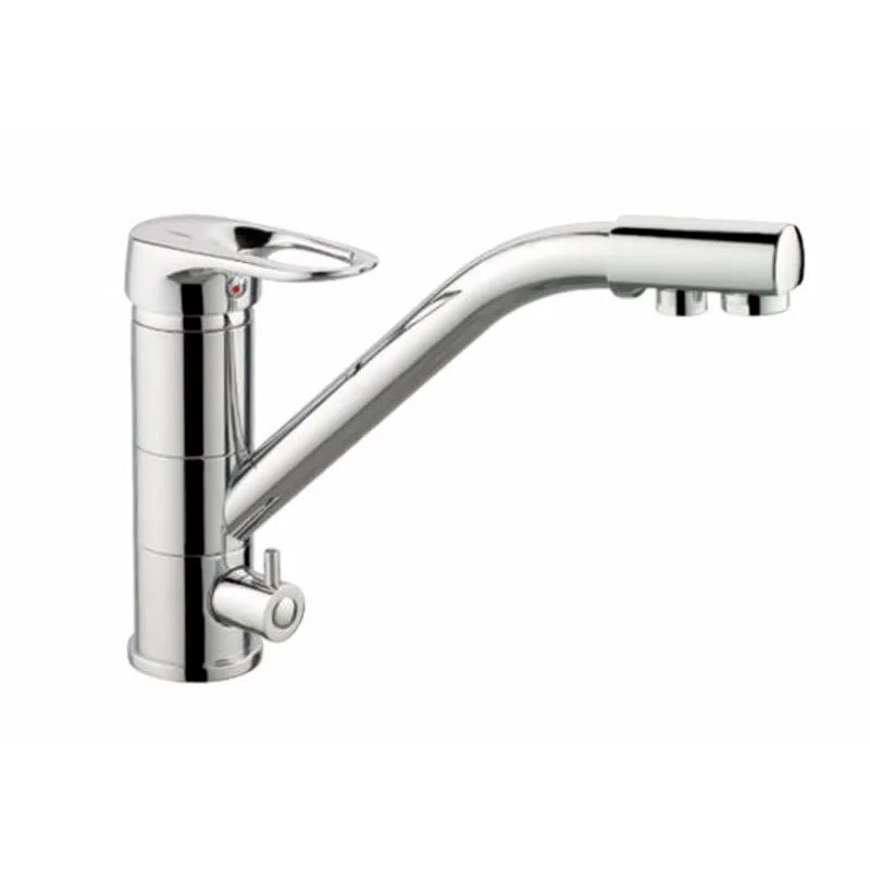 Изображение товара Смеситель для кухни EKKO E4304 с поворотным изливом и подключением фильтра