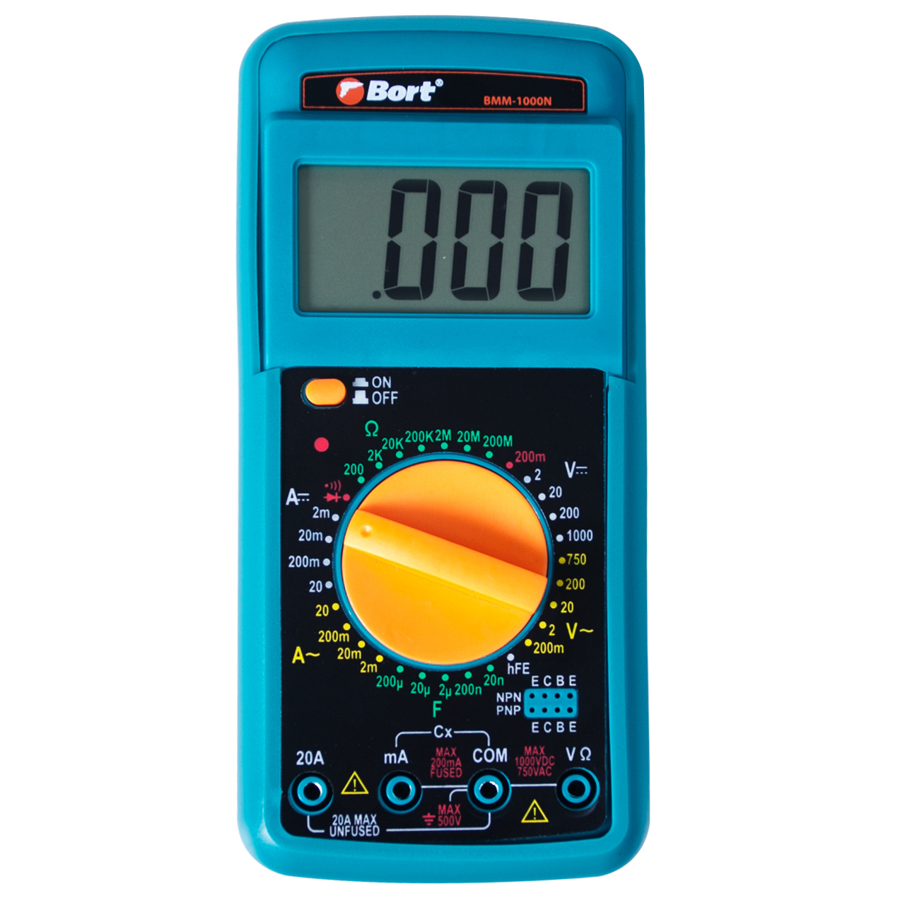 Изображение товара Мультиметр Bort BMM-1000N цифровой профессиональный с высоким напряжением