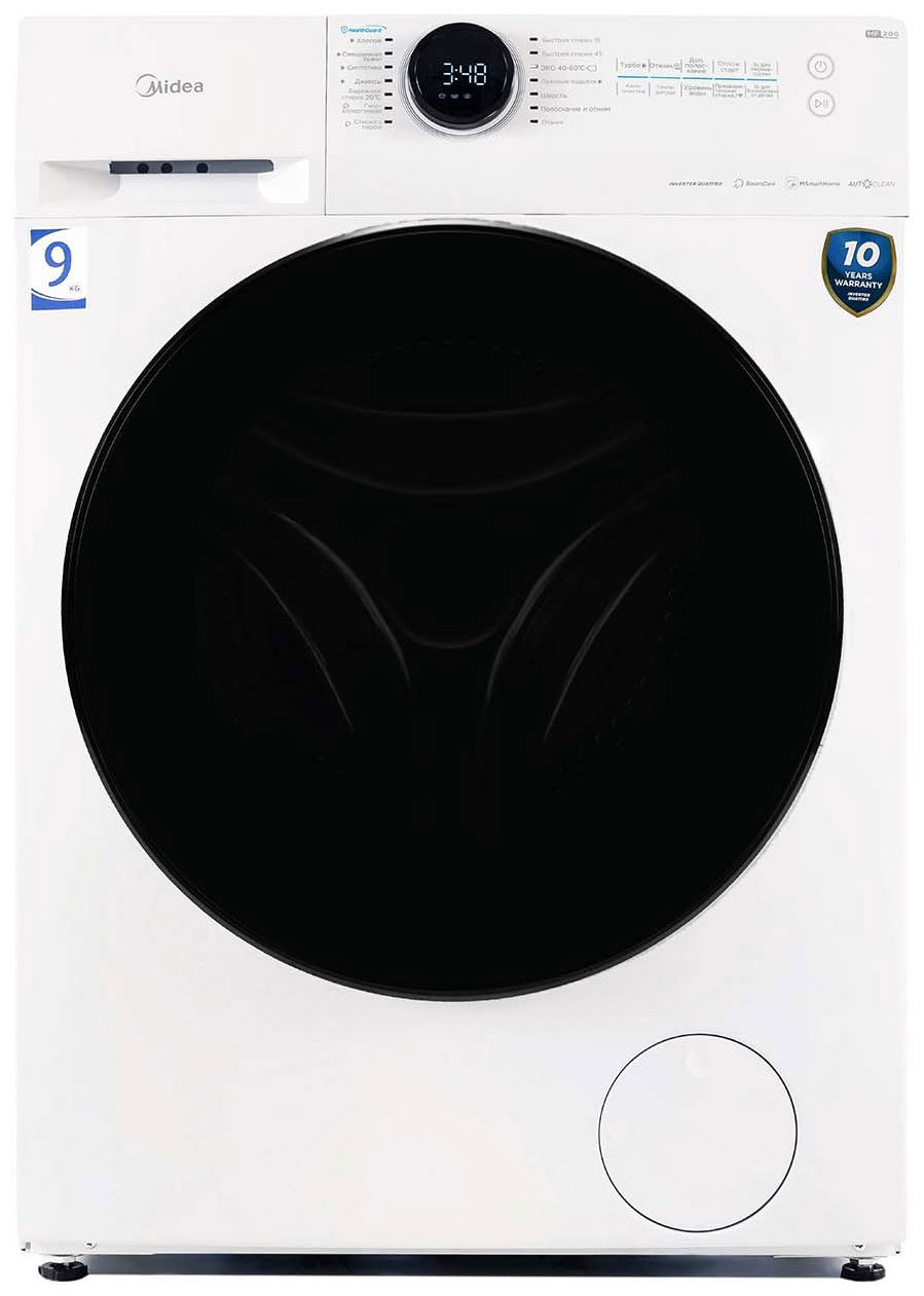 Изображение товара Стиральная машина MIDEA MF200W90WBSW-RU 9 кг фронтальная Wi-Fi управление