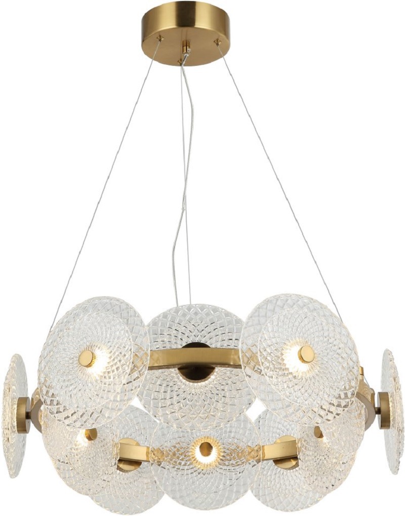 Изображение товара Подвесной светодиодный светильник Sportu 4012/05/12P бронза 12 м² теплый белый