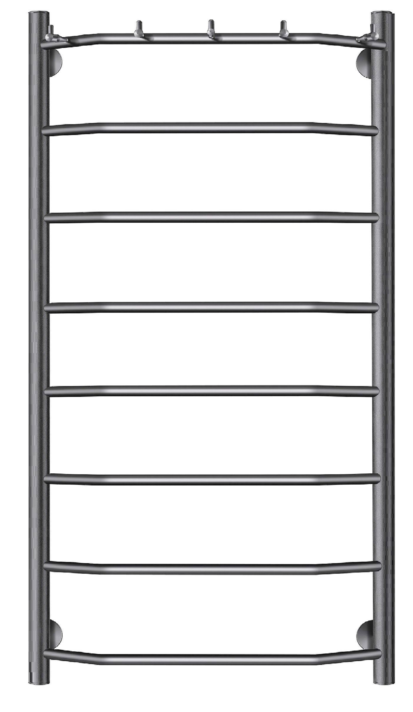Изображение товара Водяной полотенцесушитель Secado Агата 1 к 1000x500 мм нержавеющая сталь графит