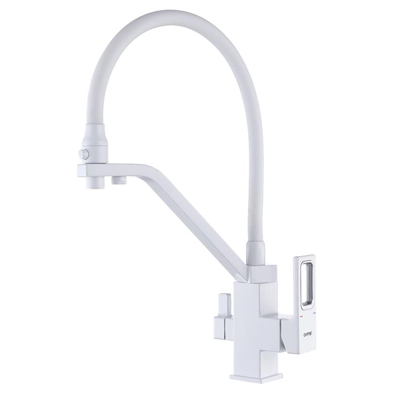 Изображение товара Смеситель для кухни Gappo 550573 с гибким изливом и фильтром