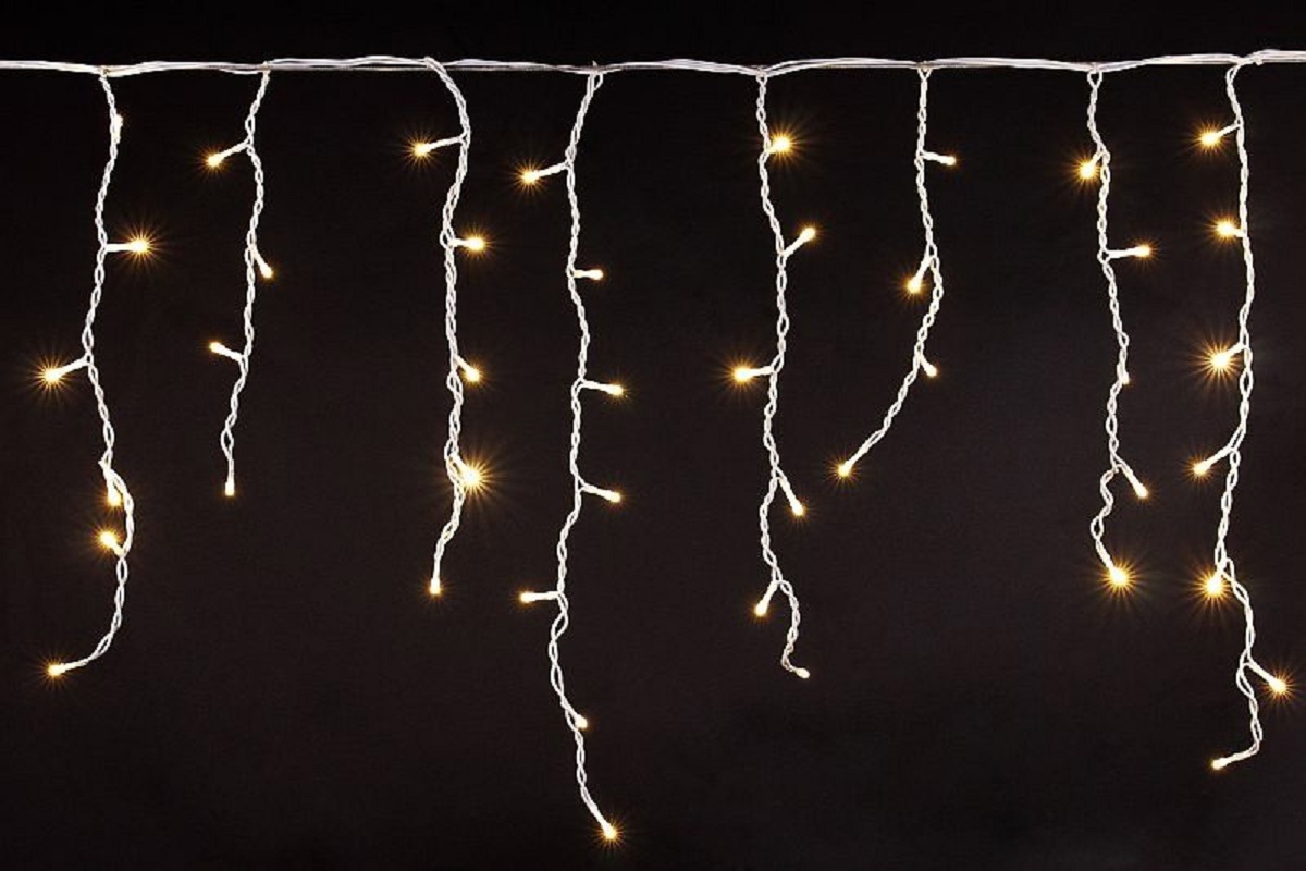 Изображение товара Электрогирлянда Sneha а-012r ww бахрома 30 м 140 ламп одна режим работы