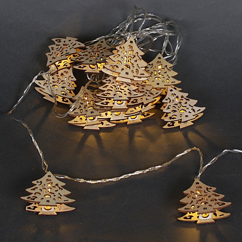 Изображение товара Электрогирлянда комнатная Sneha A-410 5 м 20 ламп теплый белый