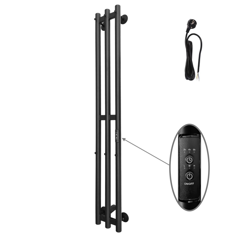 Изображение товара Электрический полотенцесушитель Altasan Арго 170x1200 мм 65 Вт с терморегулятором