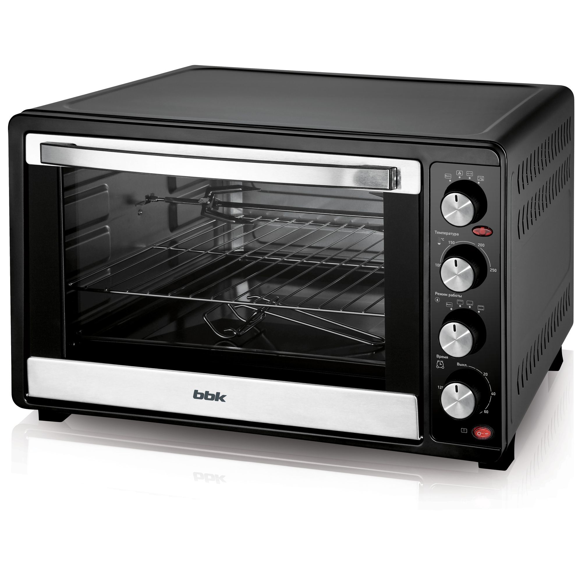 Изображение товара Электропечь 2200 Вт Bbk 355845 57.3x36.2x47.2 см цвет черный