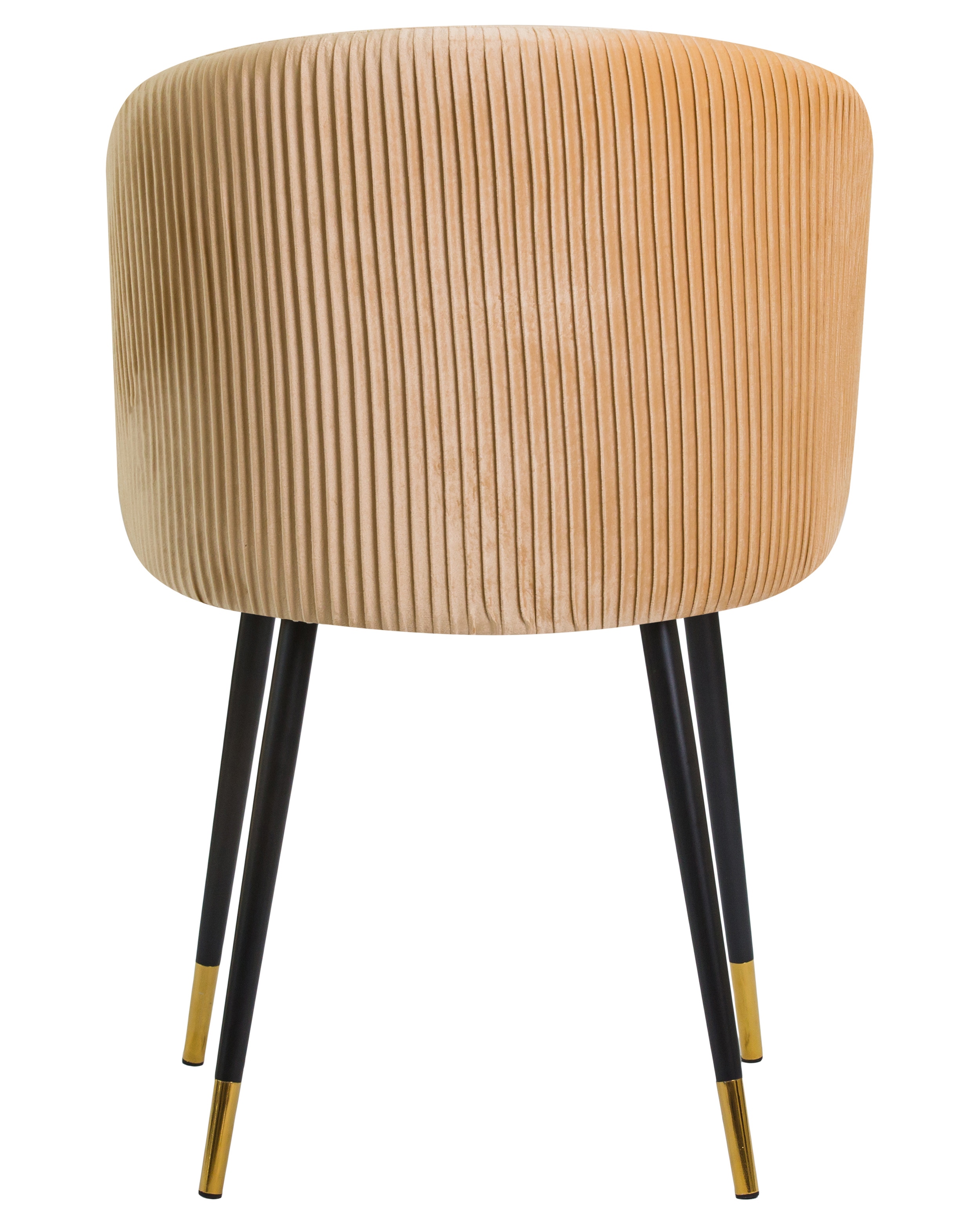 Изображение товара Кухонный стул Dobrin Mary LM желтый современный из велюра с металлом