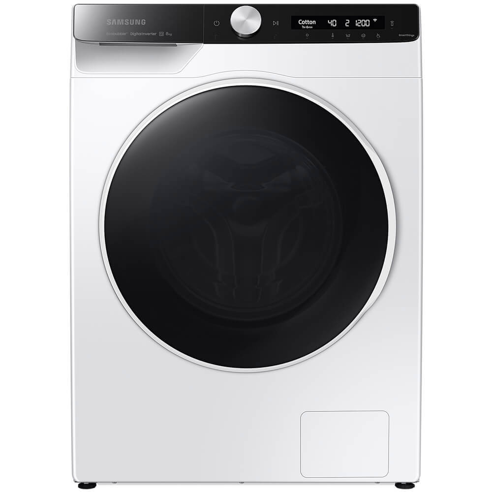 Изображение товара Современная стиральная машина Samsung WW80AG6L28WELP 8 кг с функциями Wi-Fi