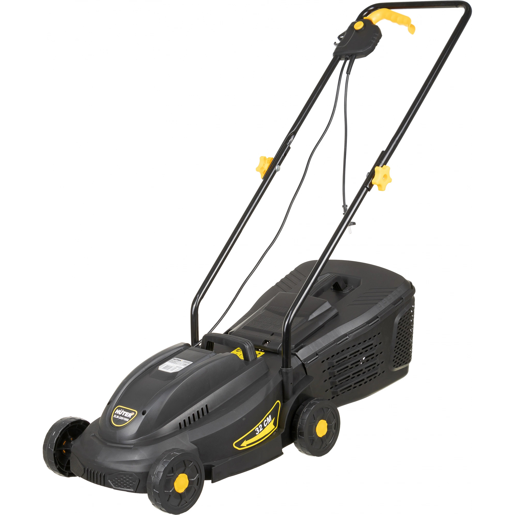 Изображение товара Электрическая газонокосилка Huter ELM-320/1000 1000 Вт 32 см для аккуратного газона