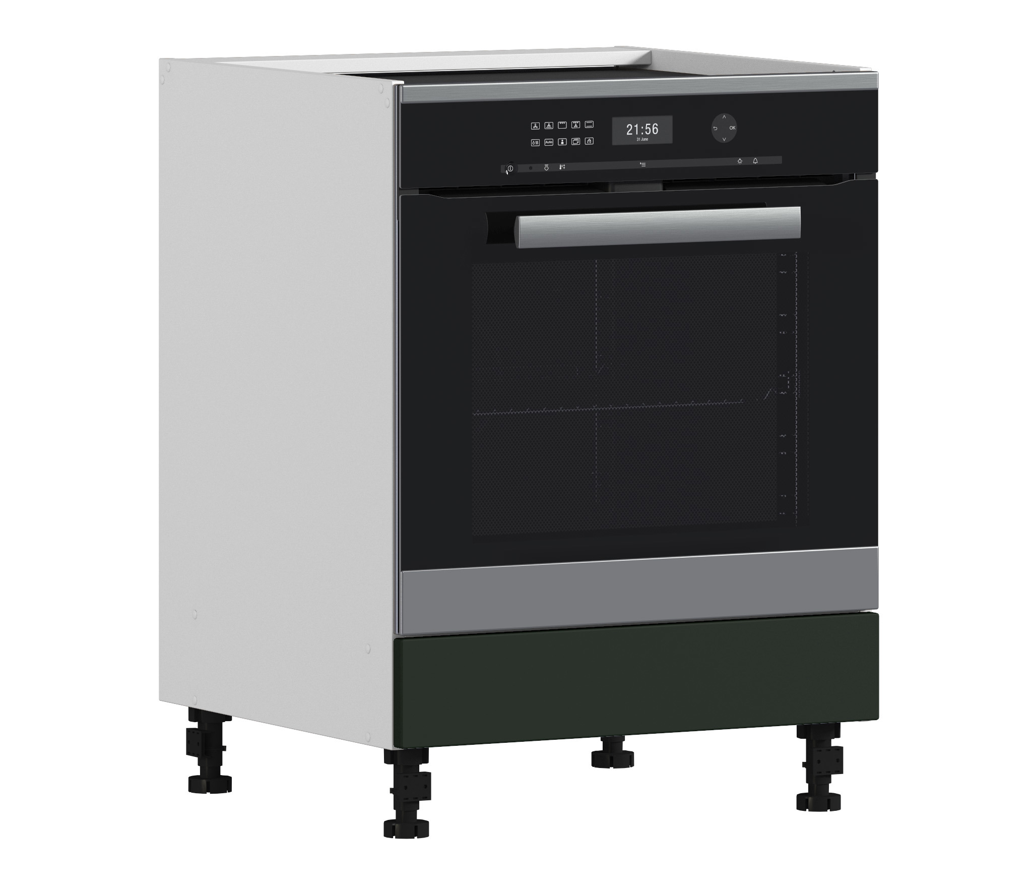 Изображение товара Напольный шкаф Регина от Столплит 60x82x56 см МДФ ЛДСП зеленый