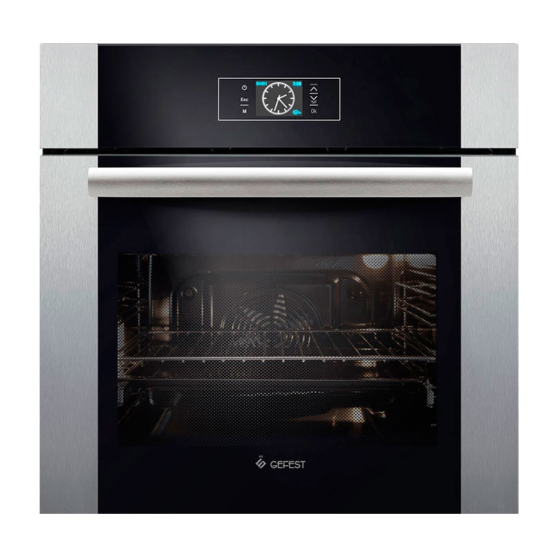Изображение товара Встраиваемый духовой шкаф Gefest Эдв Да 622-04 Н3 нержавеющая сталь 52 л