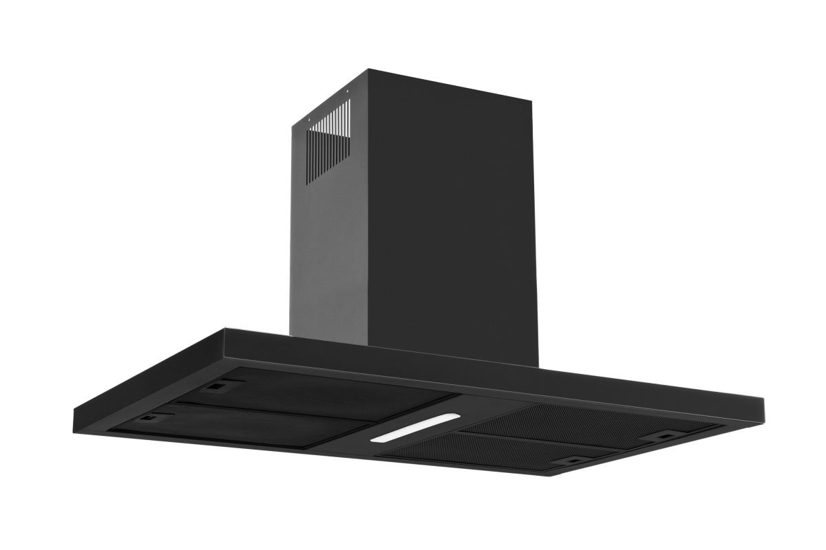 Изображение товара Вытяжка AKPO WK-9 Isla Feniks glass slim 90 см черная современная с итальянским мотором