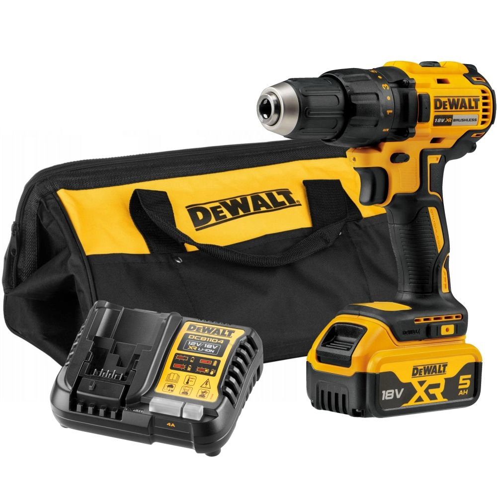 Изображение товара Аккумуляторная дрель-шуруповерт Dewalt DCD777P1 18В с мощностью 65 Н·м