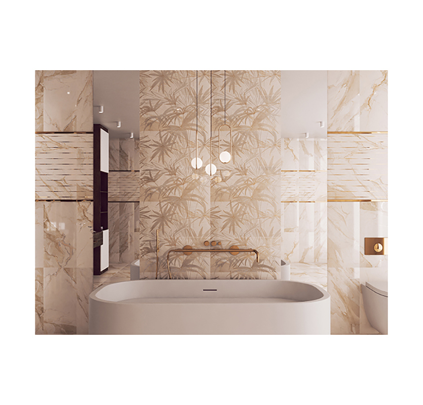 Изображение товара Настенная плитка Kerlife Calacatta Gold 31.5×63 см бежевый