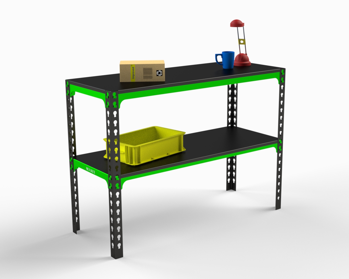 Изображение товара Стол-верстак стационарный Metalex SVPI951260, максимальная нагрузка 260 кг