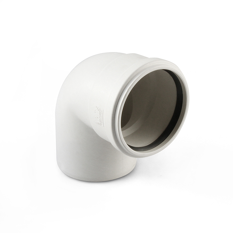 Изображение товара Отвод канализационный шумопоглощающий Pro Aqua Stilte Plus 58 мм 87° полипропилен