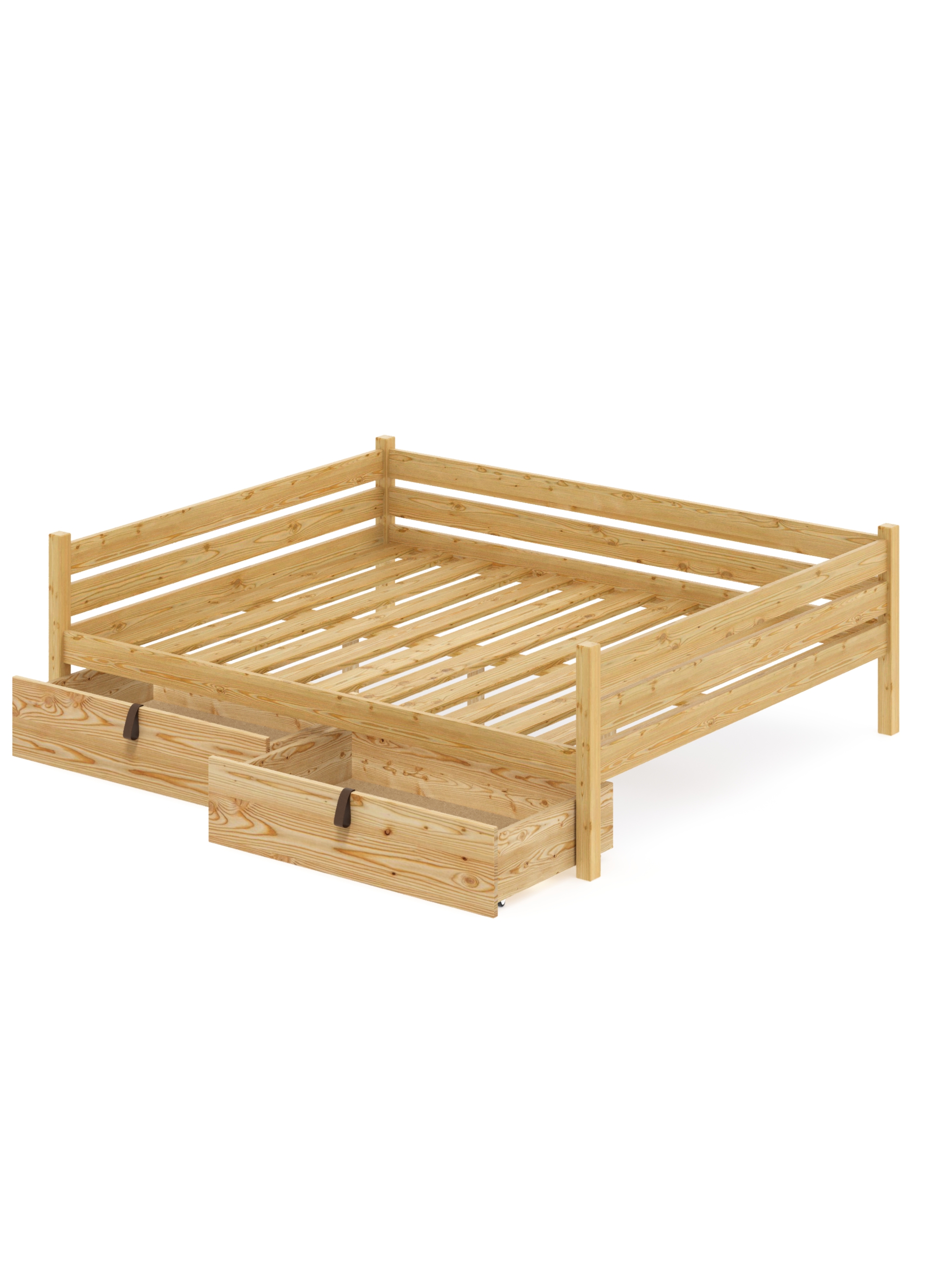 Изображение товара Кровать Solarius Tahta140-200net-2yash 150 x 63 x 210 см сосна цвет бежевый