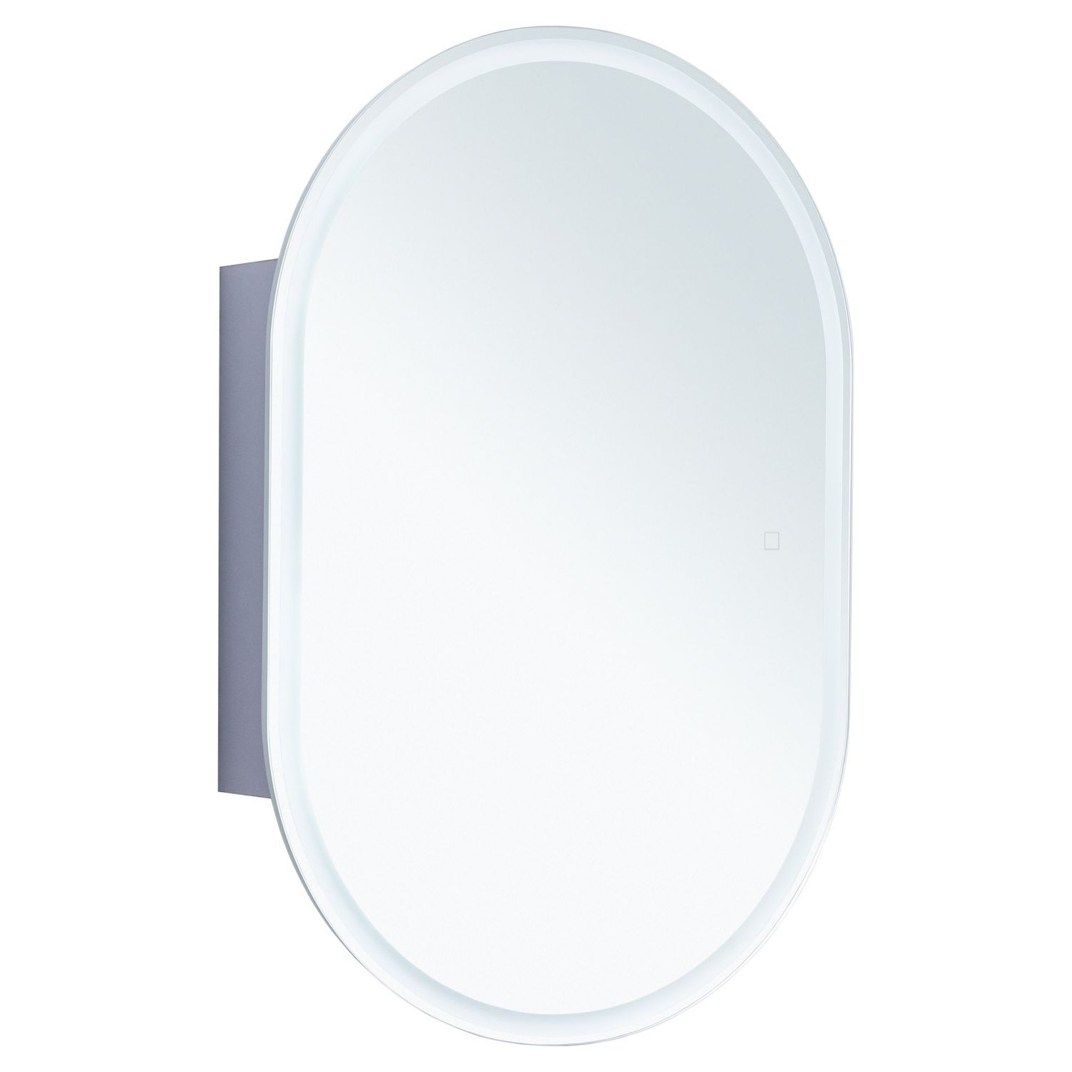 Изображение товара Зеркальный шкаф Aquanet Монте 60 с LED подсветкой белый современный дизайн