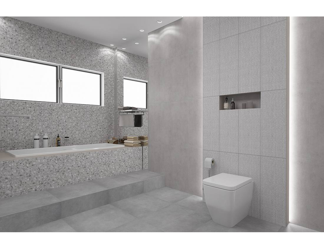 Изображение товара Настенная плитка Kerlife 1278 251x709см 1.25 м² цвет серый