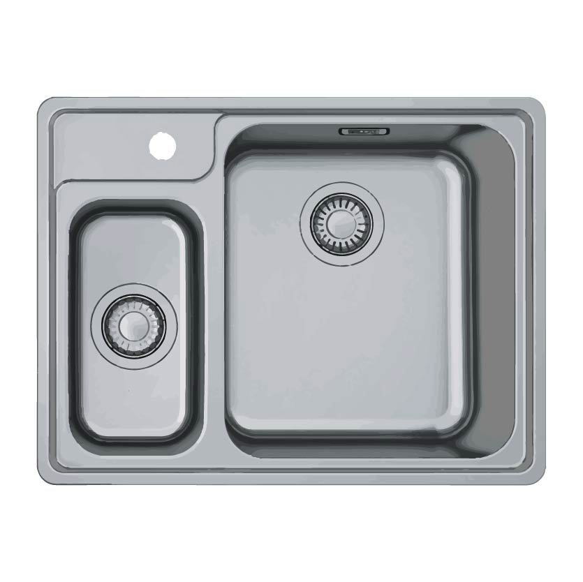 Изображение товара Врезная мойка Franke 260 TL нержавеющая сталь цвет сталь