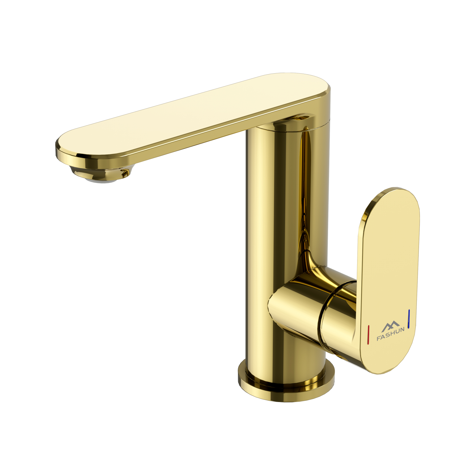 Изображение товара Смеситель для раковины Fashun A8885-35 однорычажный цвет золото