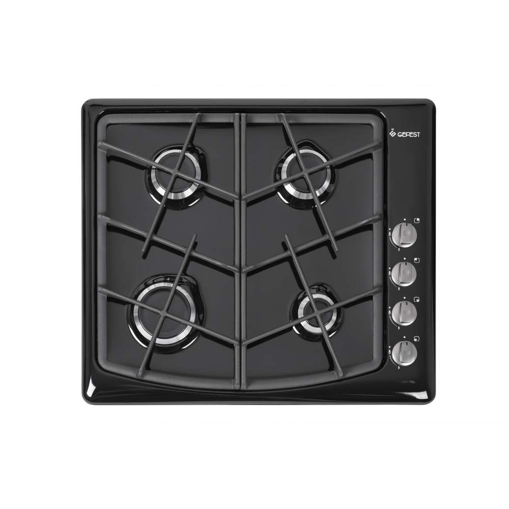 Изображение товара Газовая варочная панель Gefest СГ СН 1211 К3 59 см 4 конфорки цвет черный