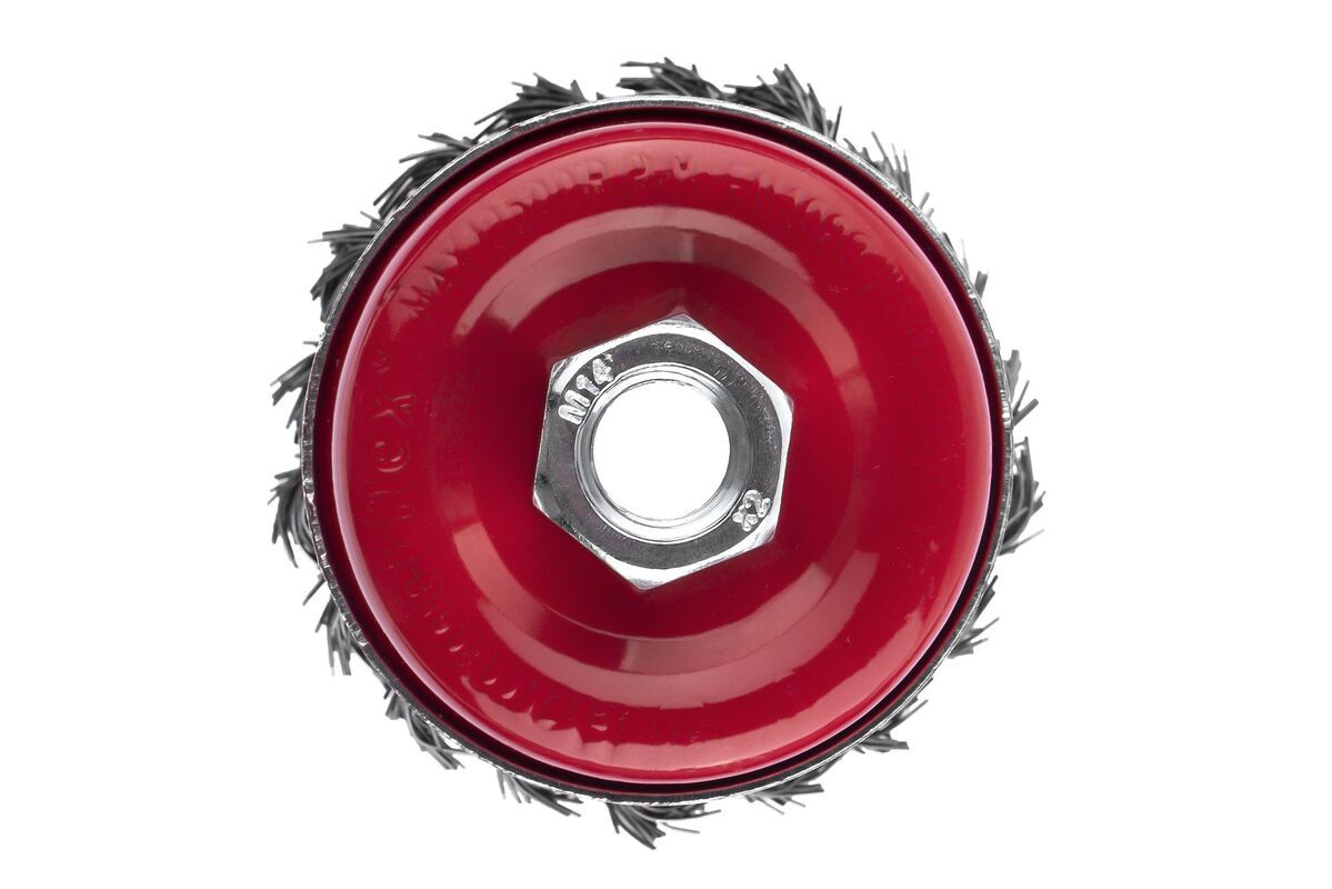 Изображение товара Кордщетка для УШМ Hammer Flex 207-109 65мм M14 чашеобразная витая жесткая, усиленная кольцом,