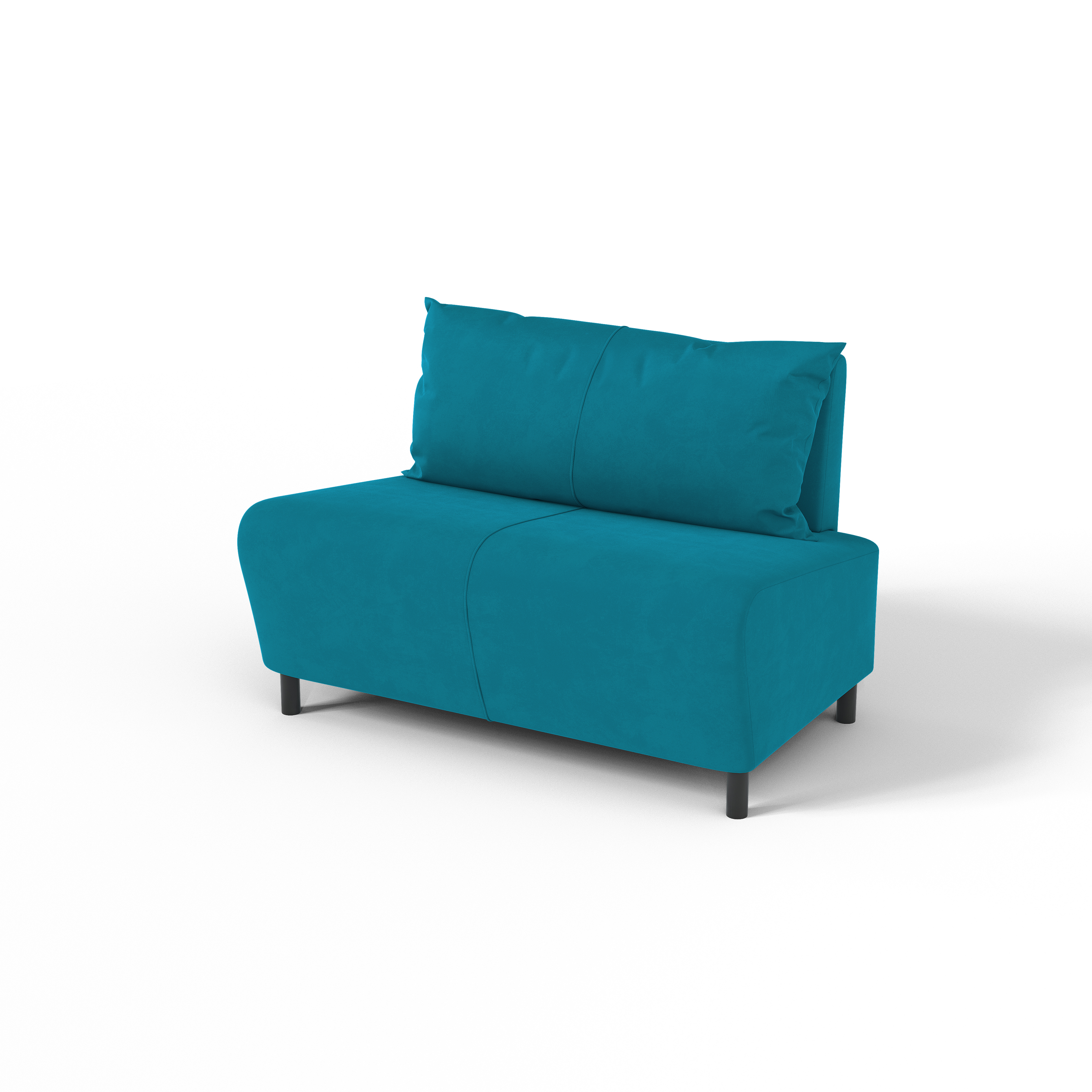 Изображение товара Диван TWIN SALON TRON 100x67x64 см цвет синий