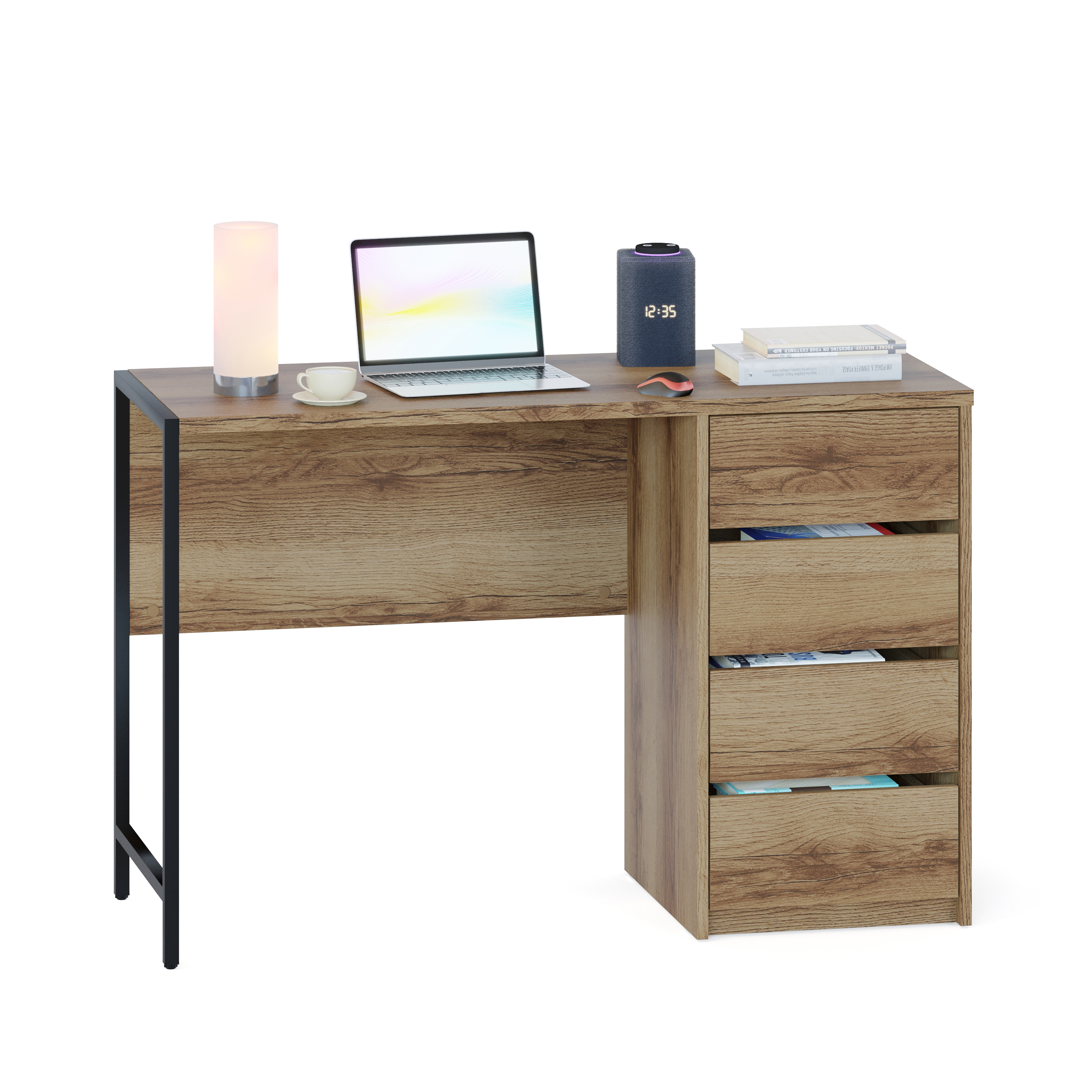 Изображение товара Стол СОКОЛ-Т СПм-405 Дуб делано - современный офисный и домашний письменный стол