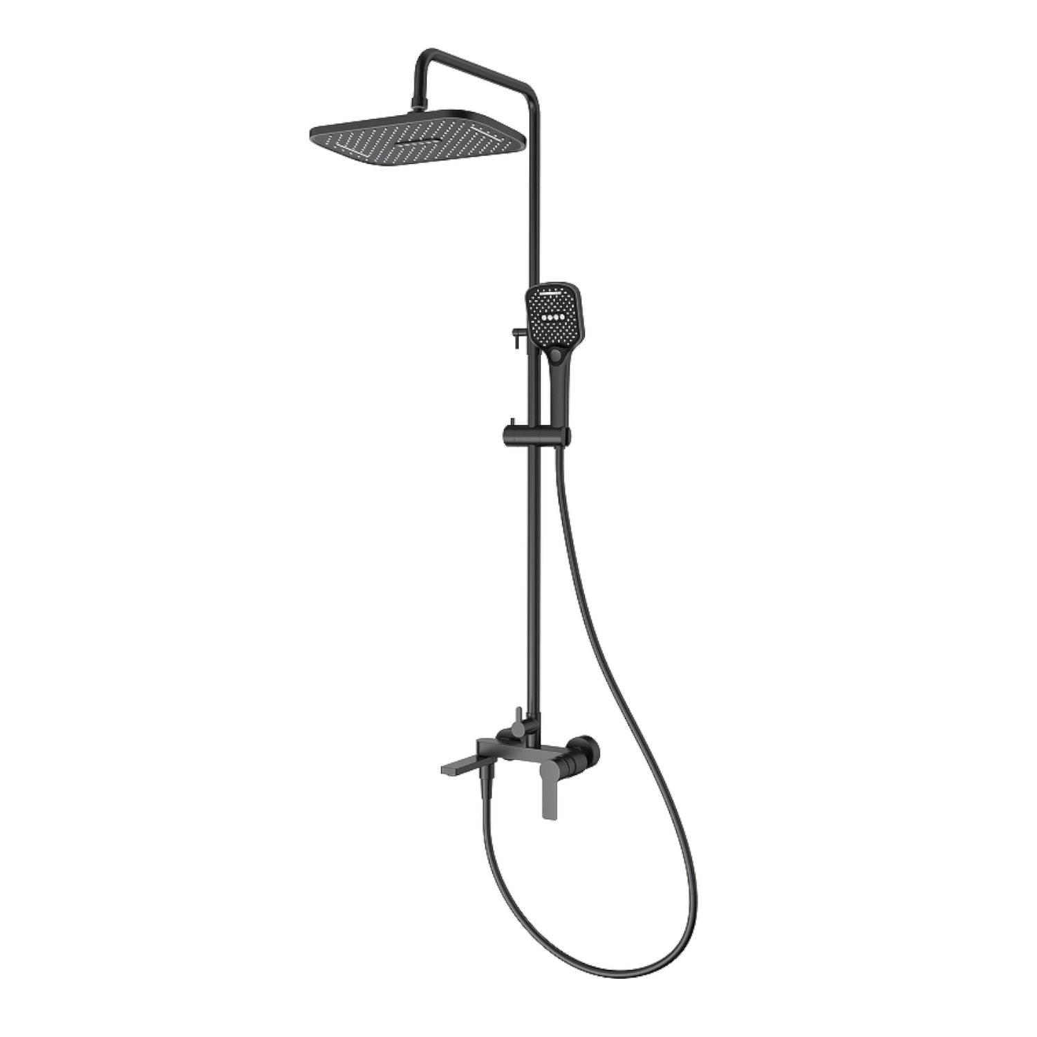 Изображение товара Душевая система SPLENKA S06.24.06 однорычажный смеситель цвет черный