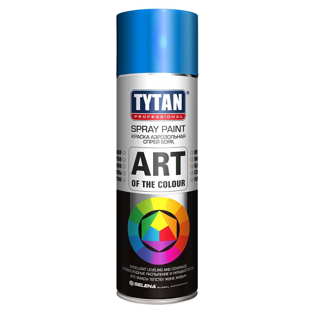 Изображение товара Краска аэрозольная Tytan 54033 глянцевый цвет синяя 0.4 л 1 шт
