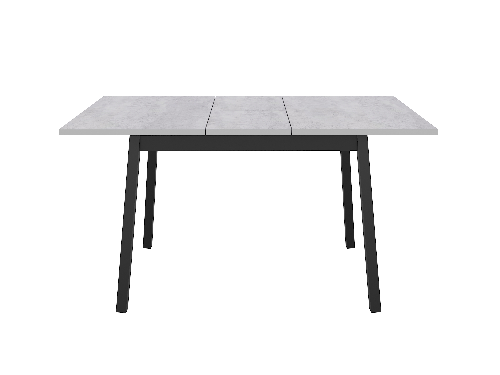 Изображение товара Стол прямоугольный Sakura Stol_venecia_cement_black 120x110 см ЛДСП цвет серый
