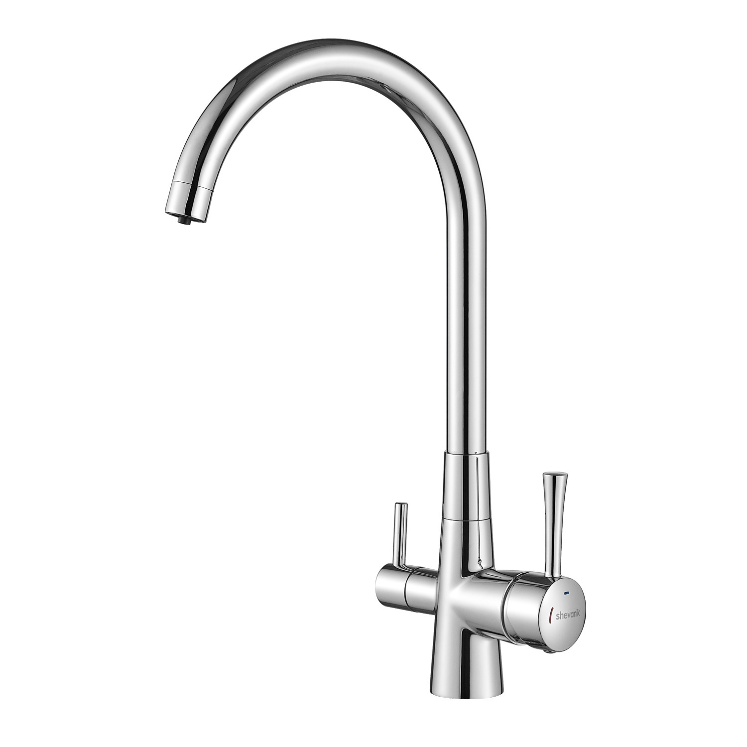 Изображение товара Смеситель для кухни Shevanik S428-LM поворотный излив 30.3 см хром