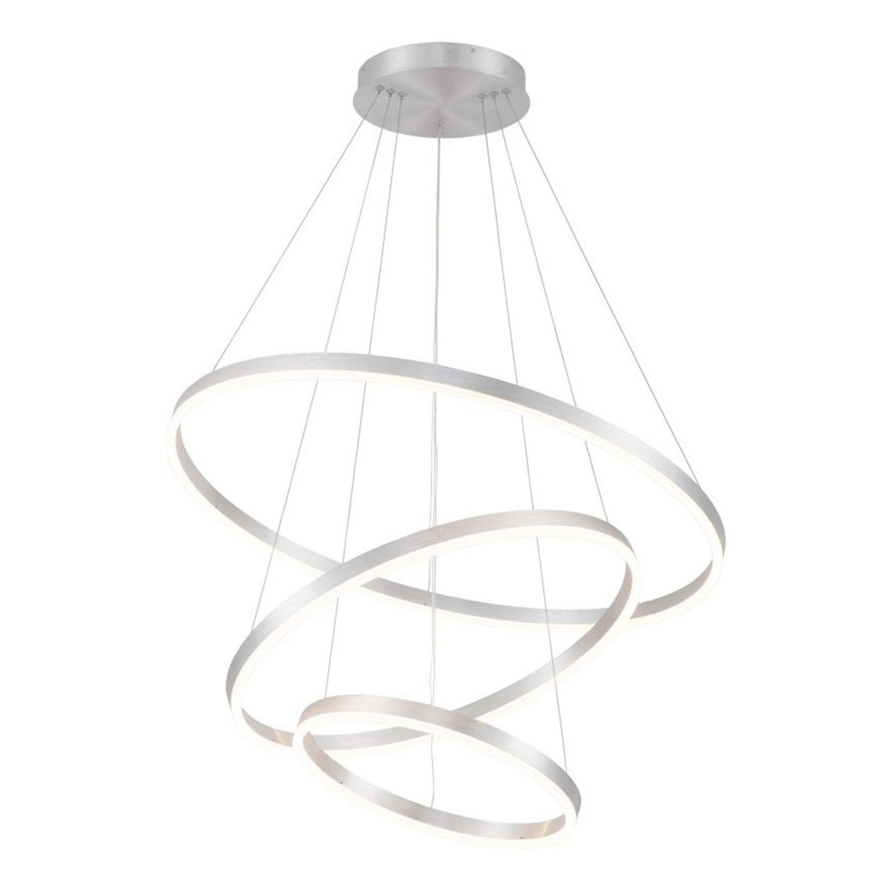 Изображение товара Люстра подвесная светодиодная STILFORT 4005-11-03P Planetary 6 м² нейтральный белый свет цвет хром