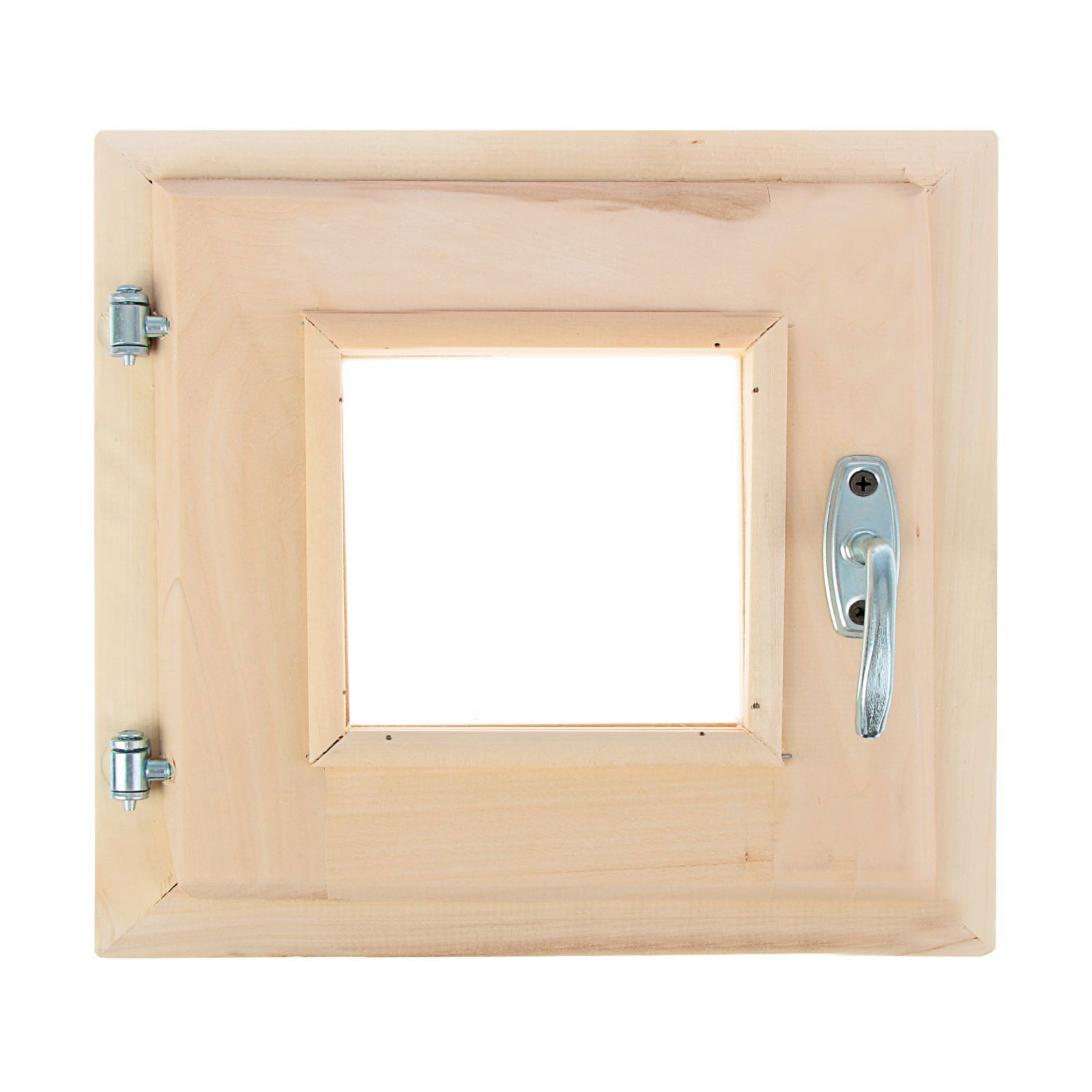 Изображение товара Окно Добропаровъ липа 30x30см одностворчатое с двойным остеклением