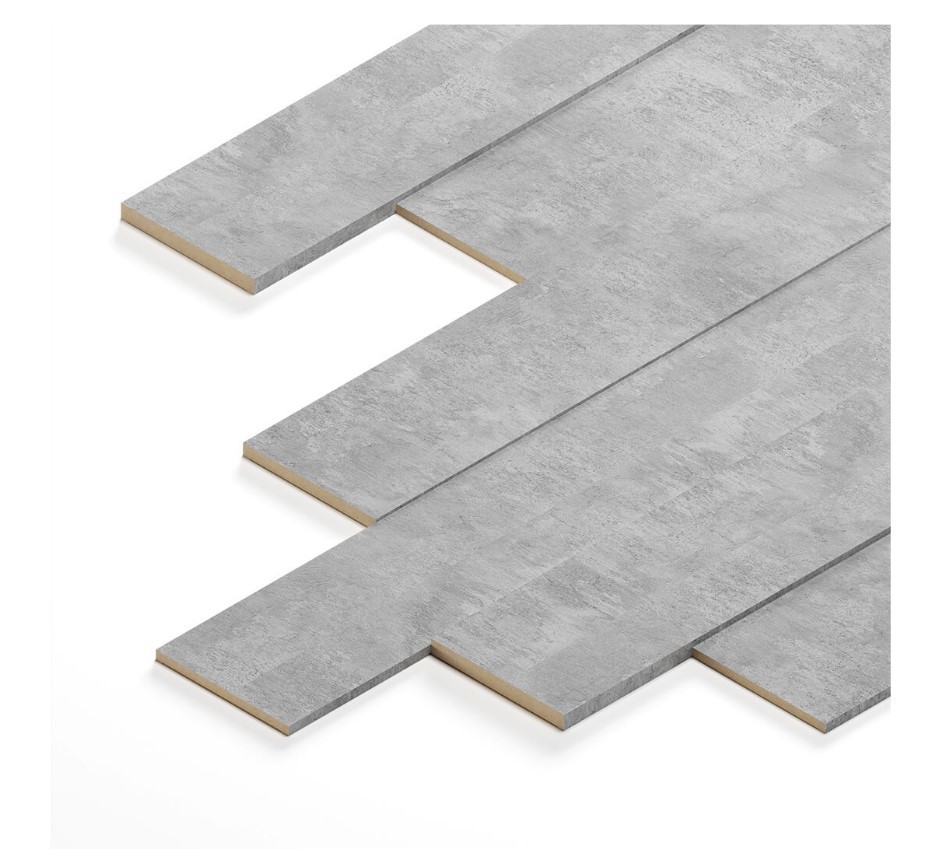 Изображение товара Панель-мозаика Stella Premium Бетон Чикаго серый 680x100x10мм 1.13м² 18шт