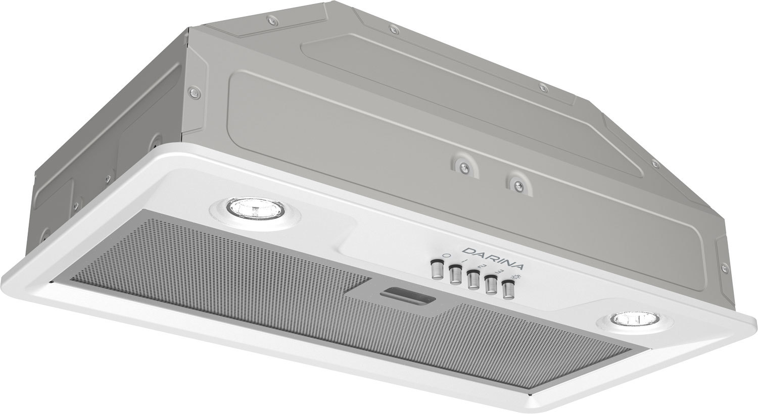 Изображение товара Встраиваемая вытяжка Darina Built in M605W белая 52.5 см, тихая и мощная