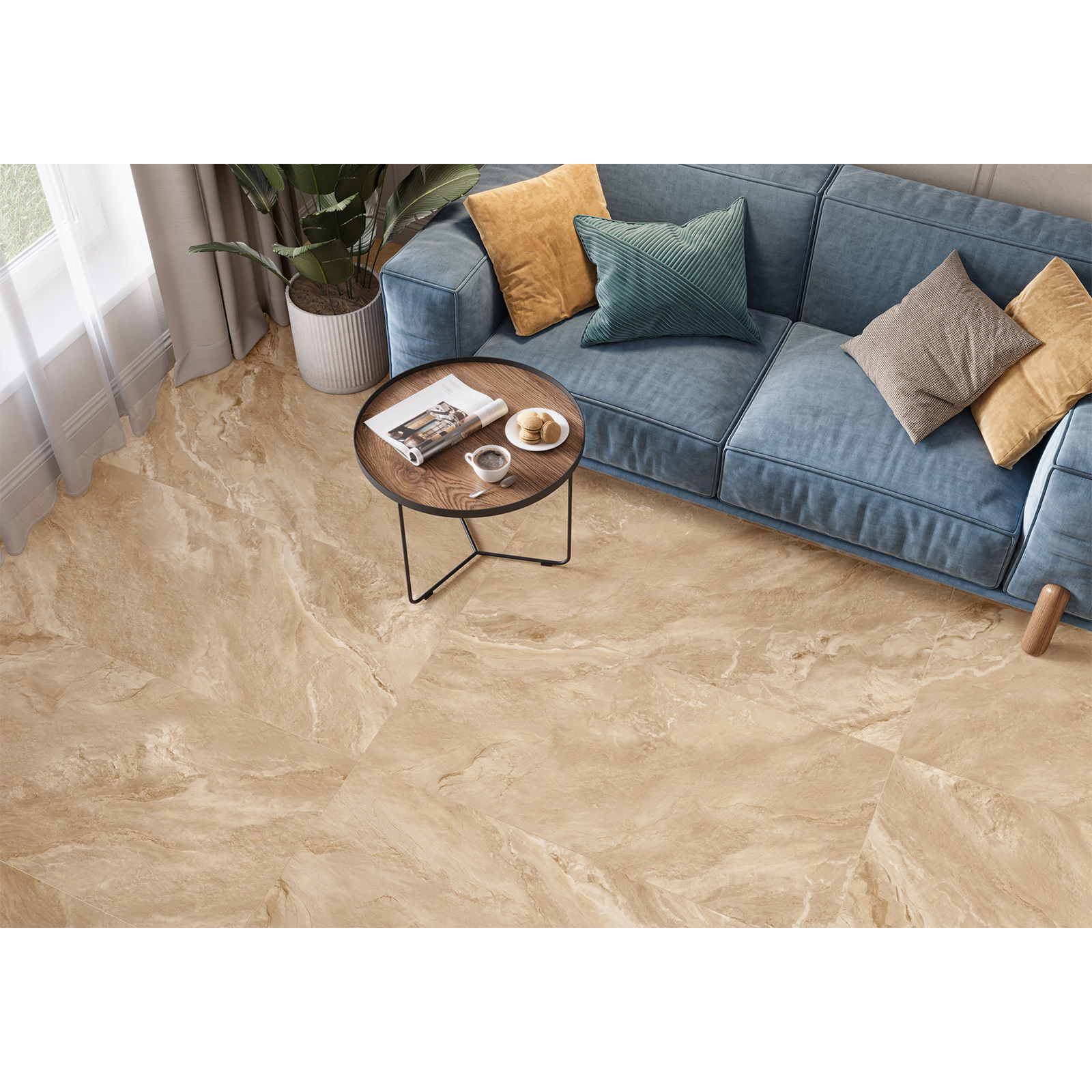 Изображение товара Глазурованный керамогранит LCM Argenta Bronze 60x120 см для пола и стен